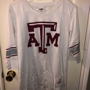Texas A&M shirt. Quarter sleeve